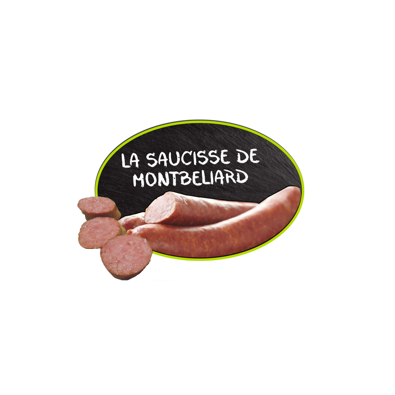 Saucisses de Montbéliard - Fromagerie Maison Benoit - Vente de Produits Artisanaux en Franche Comté